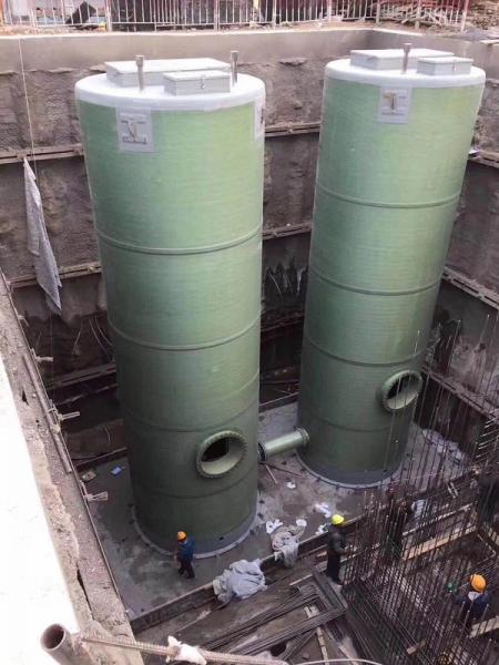 九江重庆OPPO智能生态科技园安装一体化污水提升泵